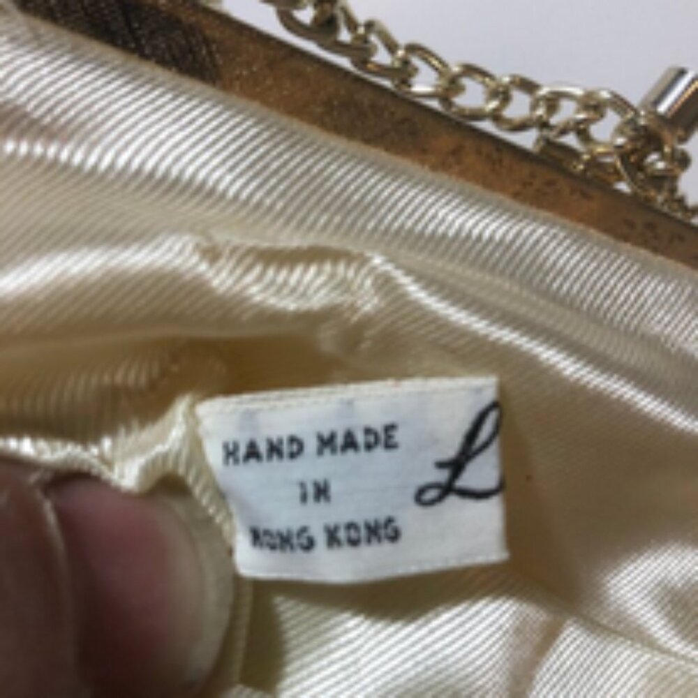 Vintage La Regale Ltd. Beaded Evening Bag – Handmade in Hong Kong - Picture 14 of 15